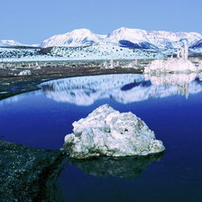 Схема вышивки «зимове озеро»