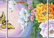 Схема вышивки «триптих»