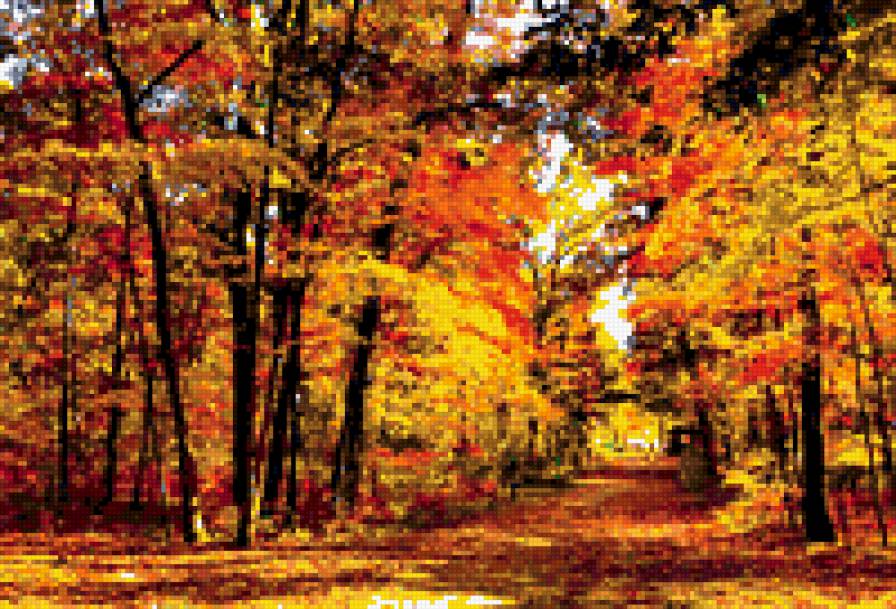 осенний парк - природа, осень - предпросмотр