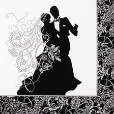 Схема вышивки «Свадебная пара»