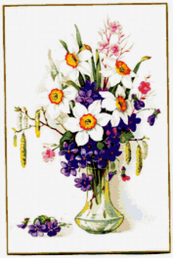 весенний букет - предпросмотр