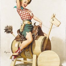 Схема вышивки «девушка»