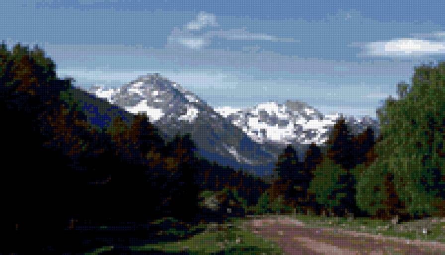 домбай - горы, природа - предпросмотр