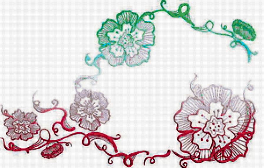 №397573 - салфетка, узоры, подушка, скатерть, орнамент, цветы - предпросмотр