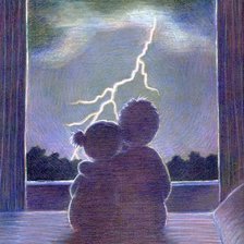 Схема вышивки «гроза»