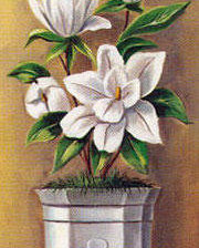 Схема вышивки «магнолия»