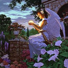 Схема вышивки «ангел2»