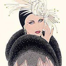 Схема вышивки «в стиле ретро»