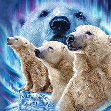 Схема вышивки «медведь19»