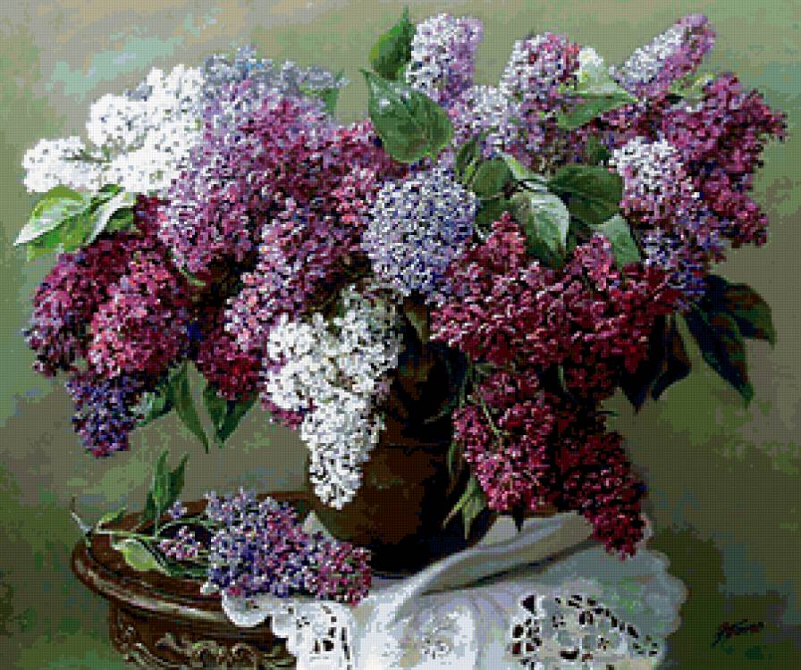 Букет сирени - букет, сирень - предпросмотр