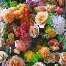 Схема вышивки «цветы»