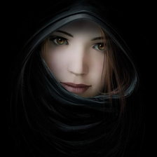 Схема вышивки «девушка»