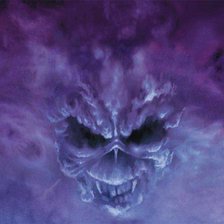 Iron Maiden. Eddie. Skull in the sky