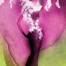 Схема вышивки «девушка»