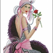 Схема вышивки «в стиле ретро»