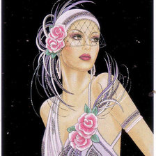 Схема вышивки «в стиле ретро»