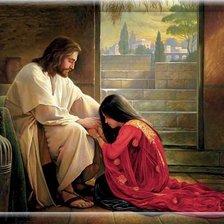 Схема вышивки «иисус»