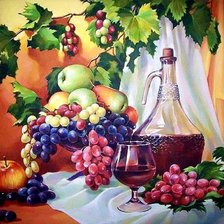 Схема вышивки «натюрморт для кухни»