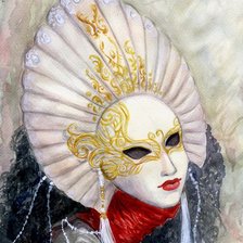 Схема вышивки «Венецианская маска»