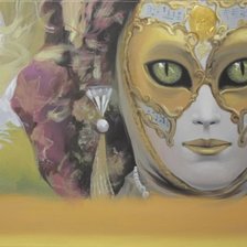 Схема вышивки «Венецианская маска»