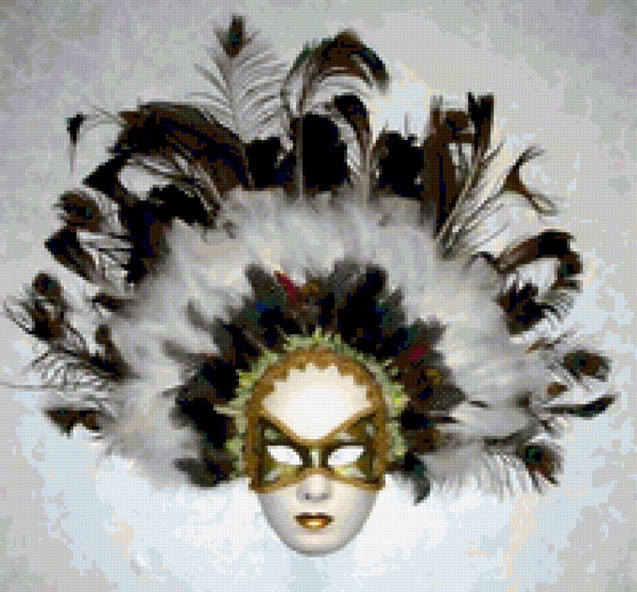 Венецианская маска - маска - предпросмотр