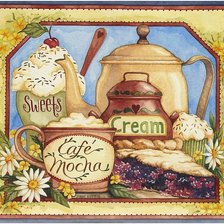 Схема вышивки «сюжет для кухни»