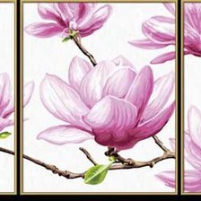 Схема вышивки «орхидеи»