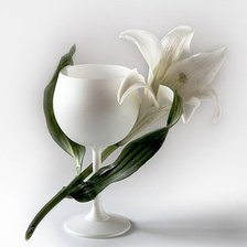 Схема вышивки «лилия»