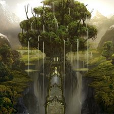 Схема вышивки «тайна леса»