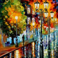 Схема вышивки «афремов после ночного дождя»