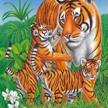 Схема вышивки «дикая природа»