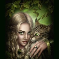 Схема вышивки «ведьма»