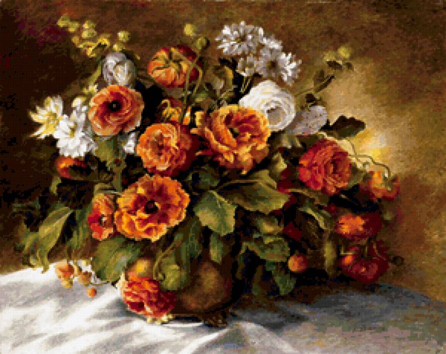 Букет - натюрморт, букет, цветы - предпросмотр