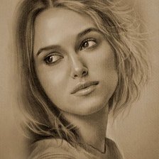 Схема вышивки «Кира Найтли»