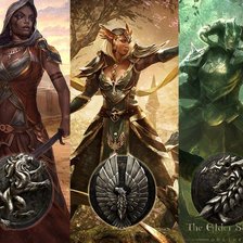 Схема вышивки «The Elder Scrolls online»