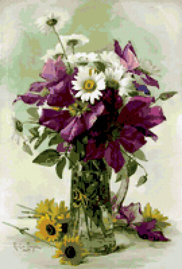 летнее настроение - цветы, букет - предпросмотр