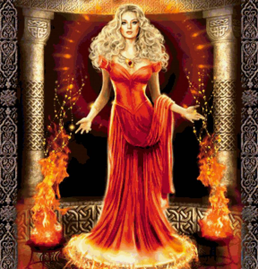 №399763 - фэнтези, волшебство, магия, девушка, живопись - предпросмотр