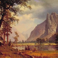 Схема вышивки «Albert Bierstadt»
