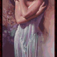 Схема вышивки «тишина»