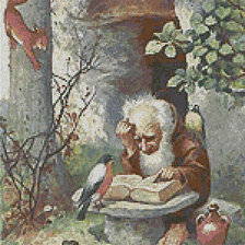 Схема вышивки «лесовичок»