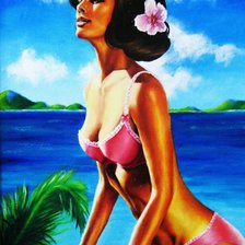 Схема вышивки «На отдыхе»