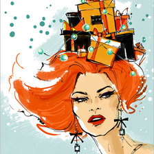 Схема вышивки «Королева подарков»