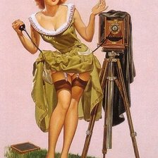 Схема вышивки «девушка»