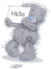 Схема вышивки «тедик»