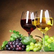 Схема вышивки «вино»