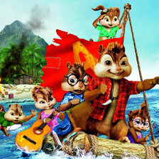 Схема вышивки «elvin i burunduki»