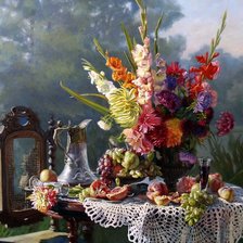 Схема вышивки «Э.Панов Праздничный натюрморт»