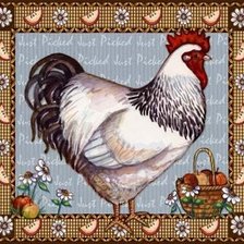 Схема вышивки «петушок»