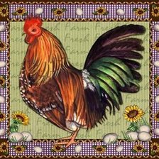 Схема вышивки «петушок»