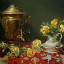 Схема вышивки «Желтые розы»